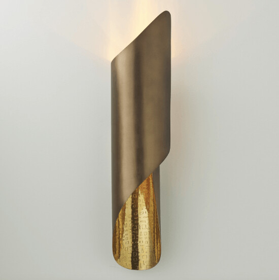 CRAW WALL SCONCE-ANTIQUE BRASS
