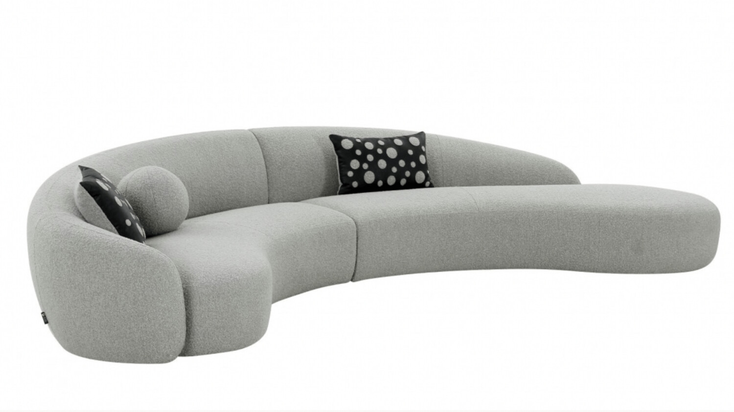 DARCELL - ALLURE CURVED SECTIONAL SOFA