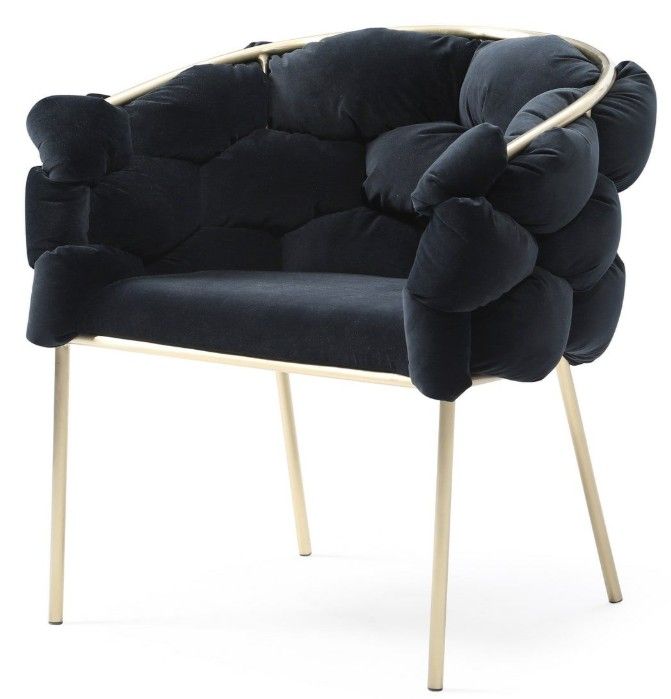 SOUFFLE DINING CHAIR BLACK
