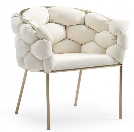 SOUFFLE DINING CHAIR CREAM