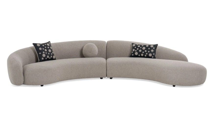 DARCELL - ALLURE CURVED SECTIONAL SOFA