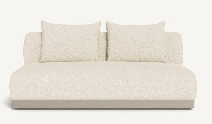 AMALFI 2 SEAT ARMLESS SOFA