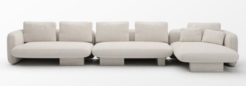 IMMERSE RIGHT CHAISE SECTIONAL LARGE ECRU IMMERSE RIGHT CHAISE SECTIONAL LARGE ECRU