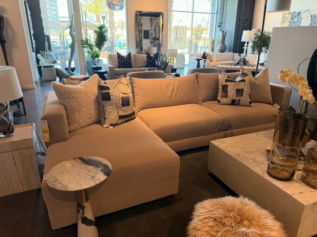 NATHAN LAF CREAM SECTIONAL