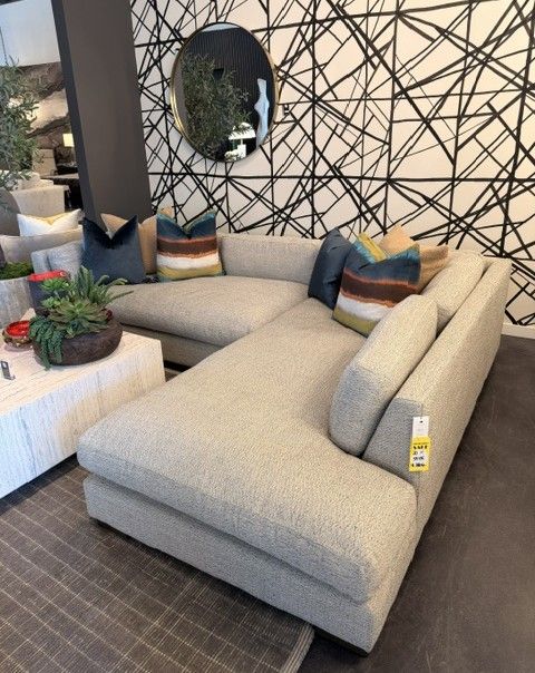 SECTIONAL RAF CHAISE NOIR