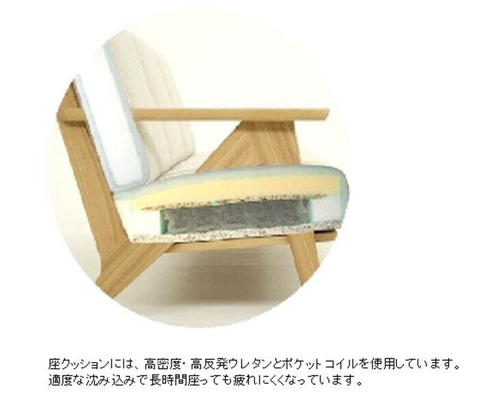 2.5人掛け ソファ LC017-LP