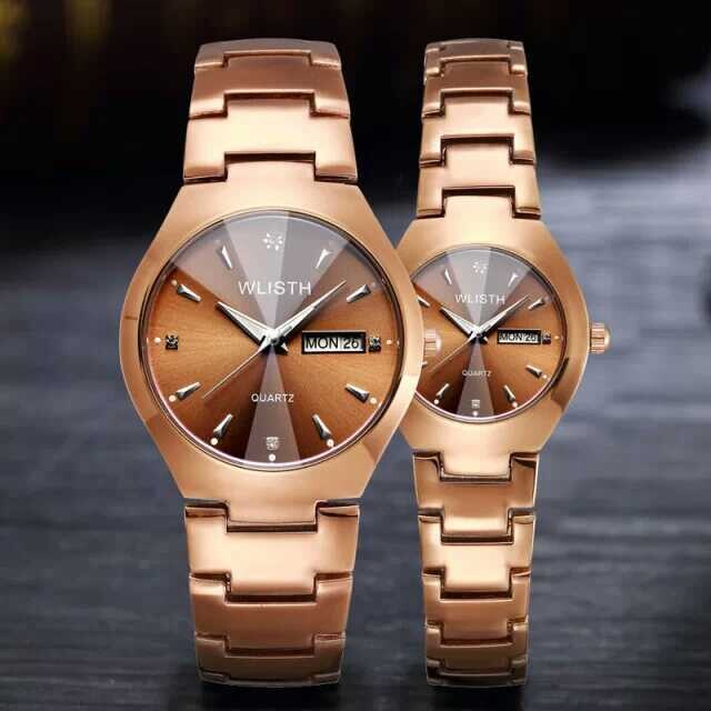 ROSE GOLD WLISTH 1853 COUPLE SET LUXURY WATCHES
