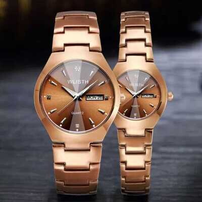 ROSE GOLD WLISTH 1853 COUPLE SET LUXURY WATCHES