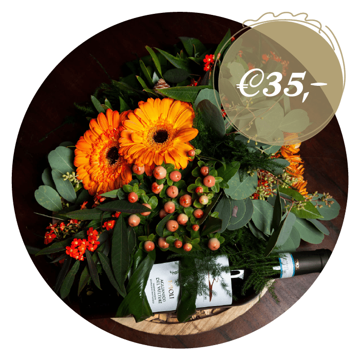 Arrangement met Wijn Arrangement met Wijn