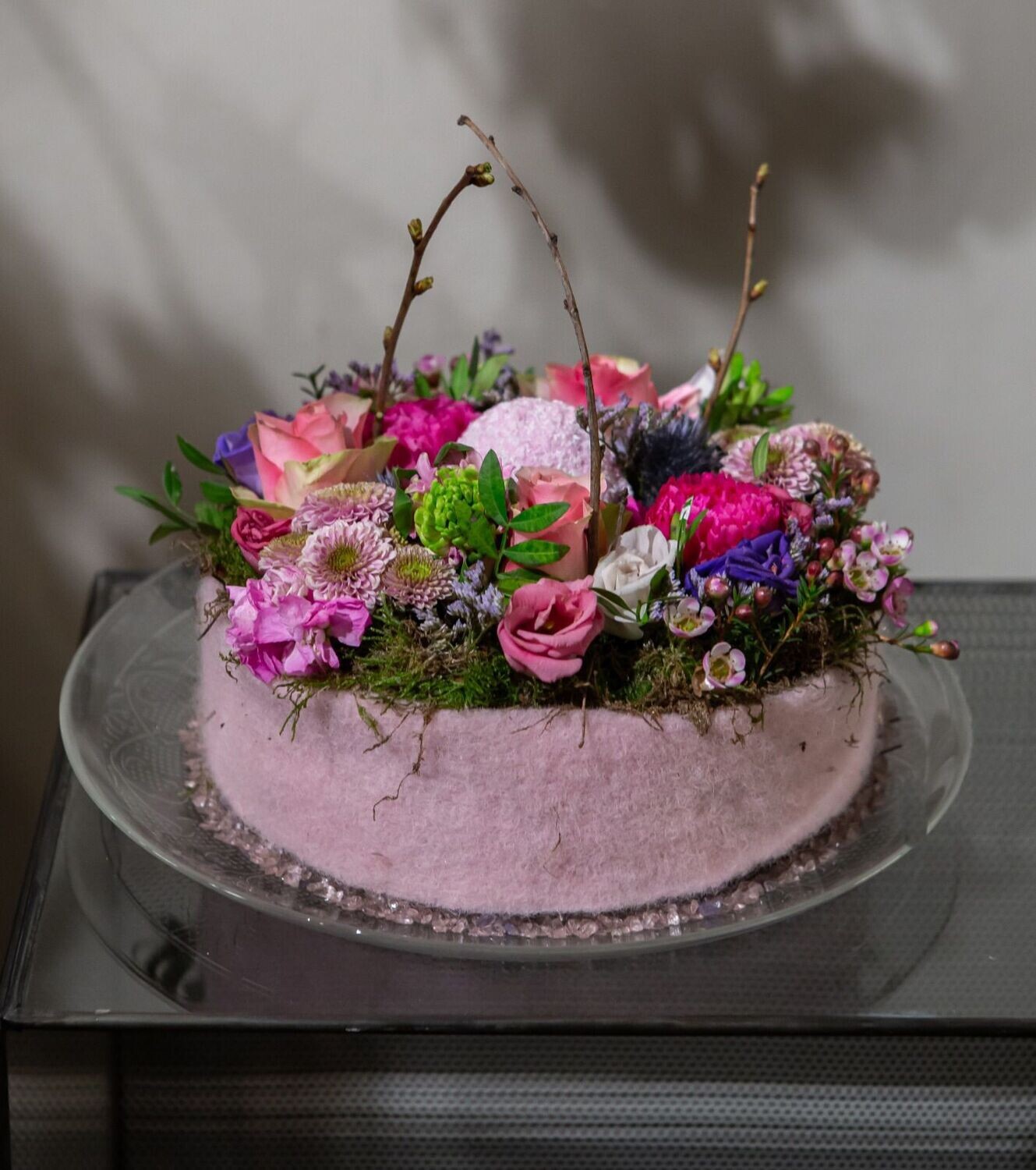 Bloementaart, wit of bont