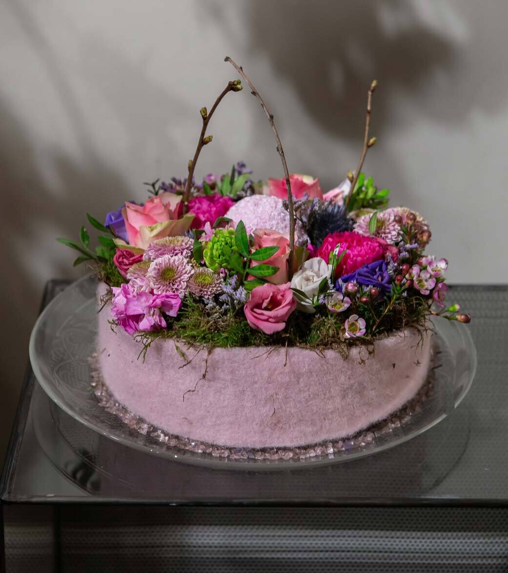 Bloementaart, wit of bont (Anna)