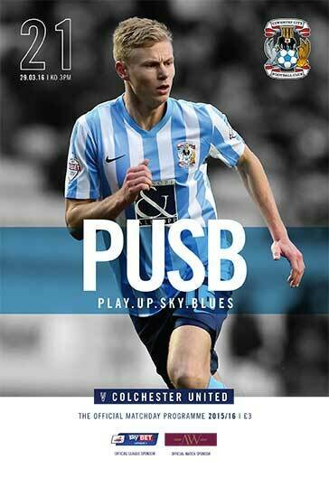 Coventry City v Colchester Utd
