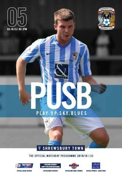 Coventry City v Shrewsbury Town
