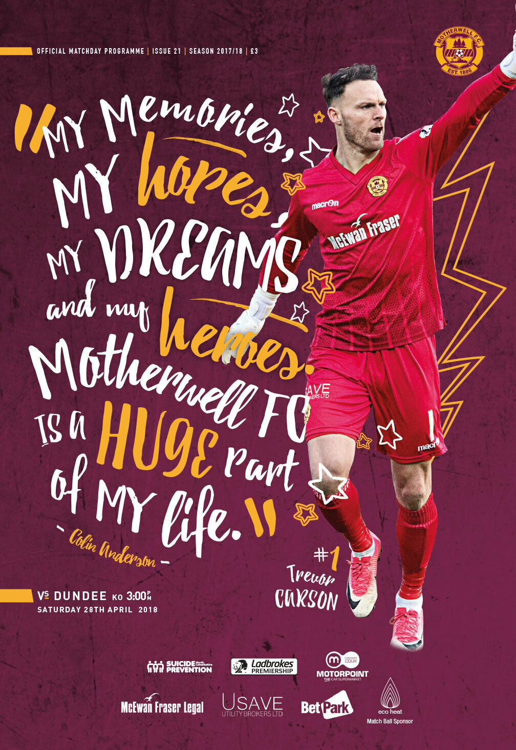 Motherwell v Dundee