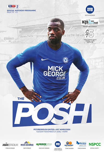 Peterborough United v AFC Wimbledon
