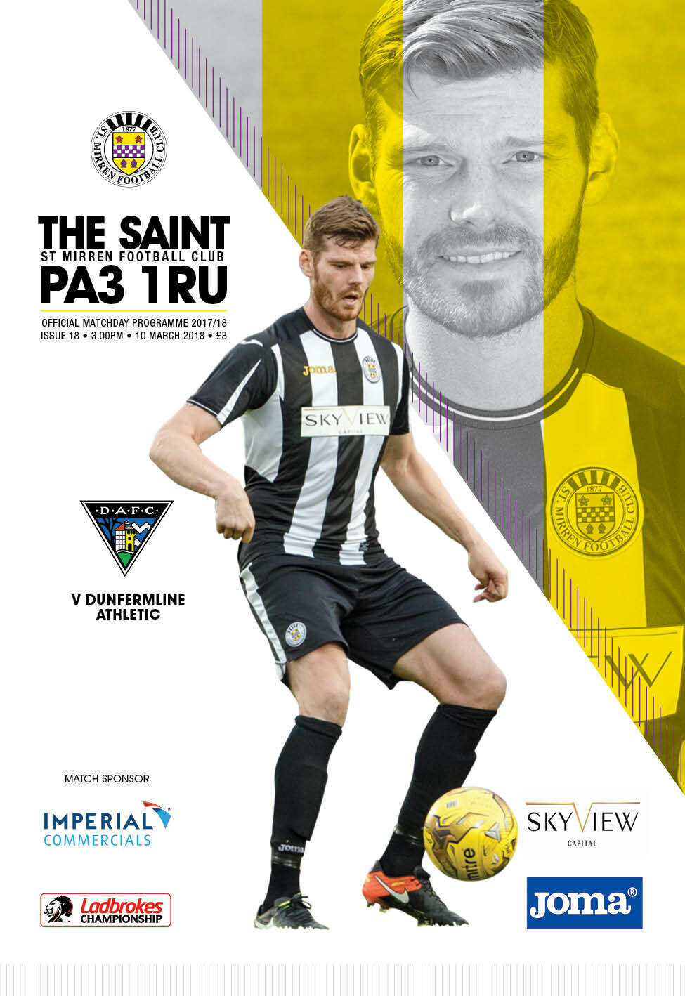 St Mirren v Dunfermline Athletic