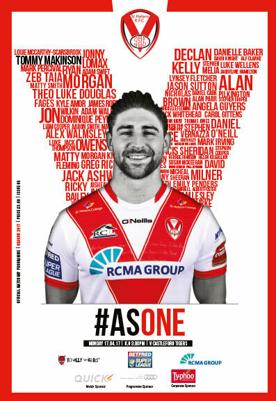 St Helens v Castleford Tigers