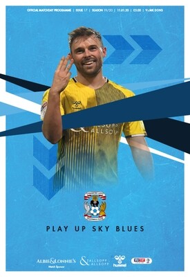 Coventry City v MK Dons