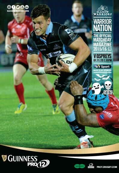 Glasgow Warriors v Ospreys