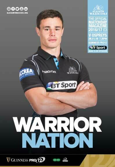 Glasgow Warriors v Ospreys