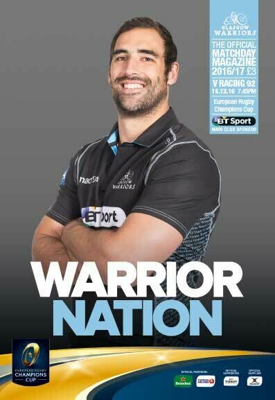 Glasgow Warriors v Racing 92