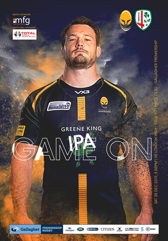 Worcester Warriors v London Irish
