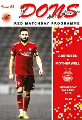 Aberdeen v Motherwell Aberdeen v Motherwell