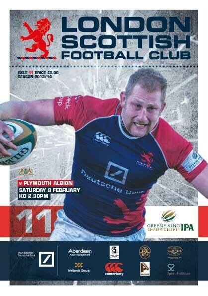 London Scottish v Plymouth Albion