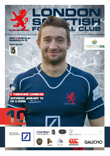 London Scottish v Yorkshire Carnegie