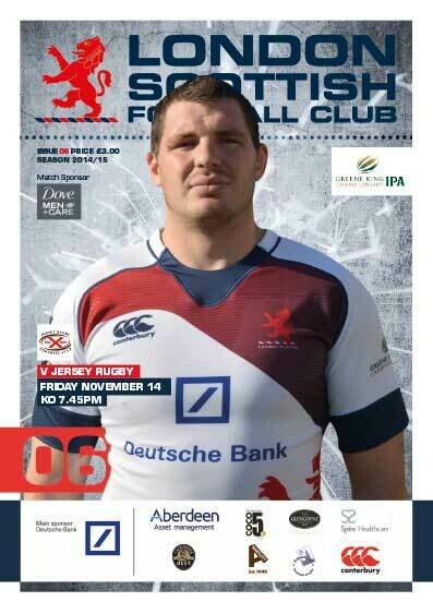 London Scottish v Jersey
