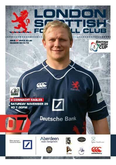 London Scottish v Connacht Eagles