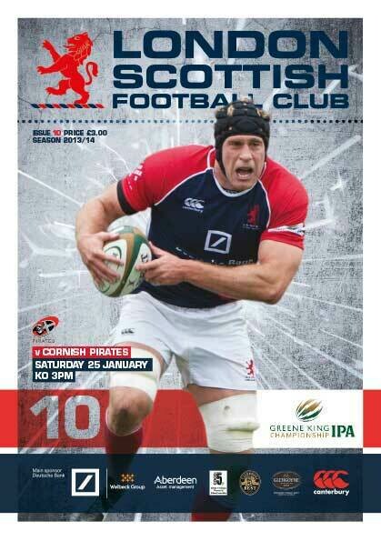 London Scottish v Cornish Pirates