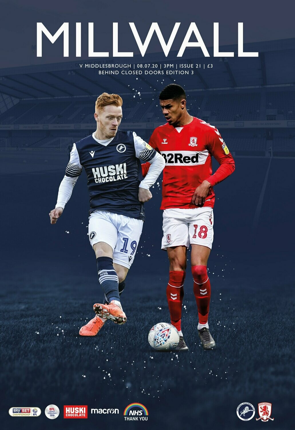 Millwall v Middlesbrough