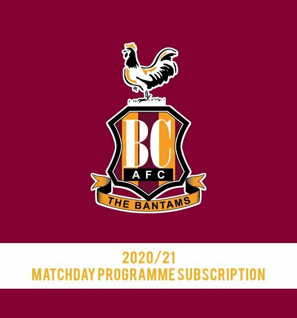 Bradford City 2020/21 Subscription