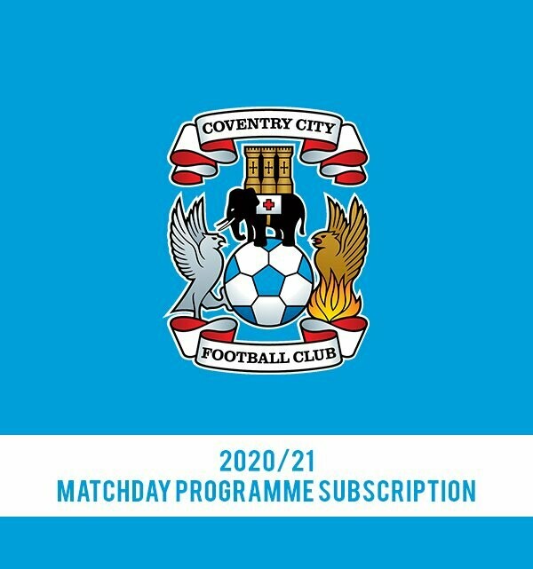 Coventry City 2020/21 Subscription