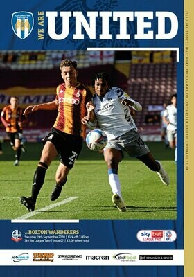 Colchester United v Bolton Wanderers