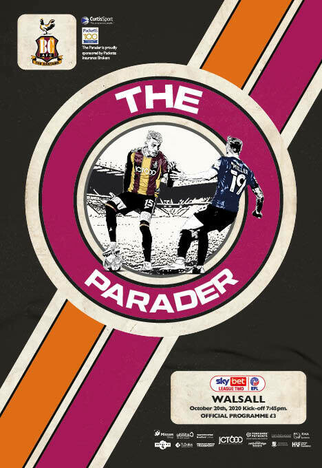 Bradford City v Walsall - 20/10/20