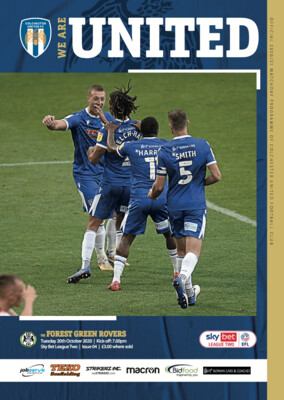 Colchester United v Forest Green Rovers - 20/10/20