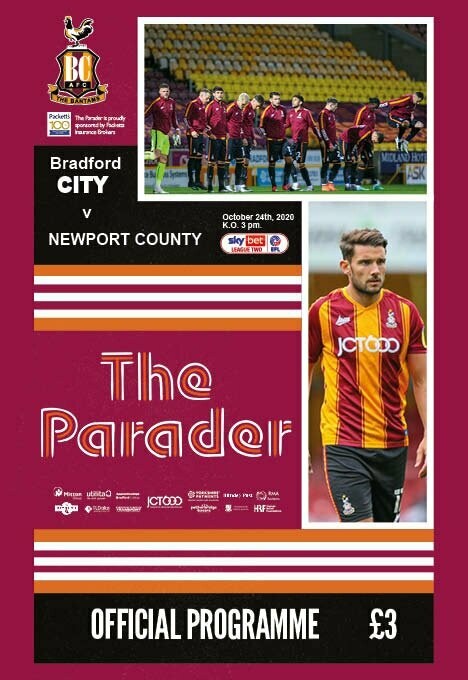 Bradford City v Newport County - 24/10/20