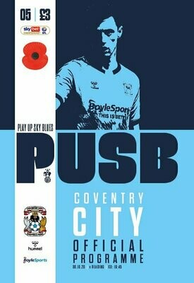 Coventry City v Reading - 30/10/20