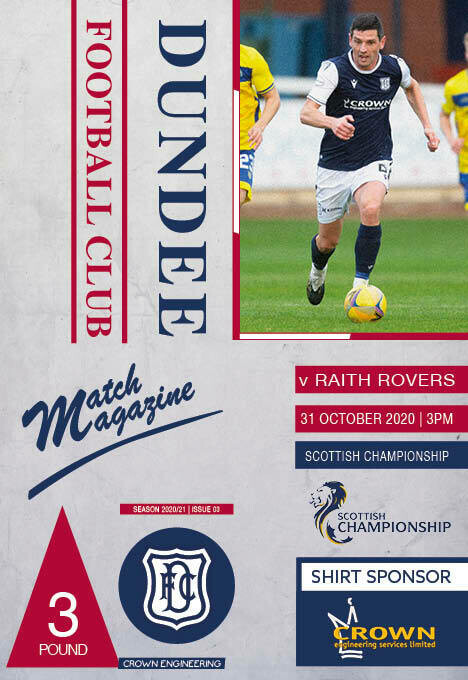 Dundee v Raith Rovers - 31/10/20