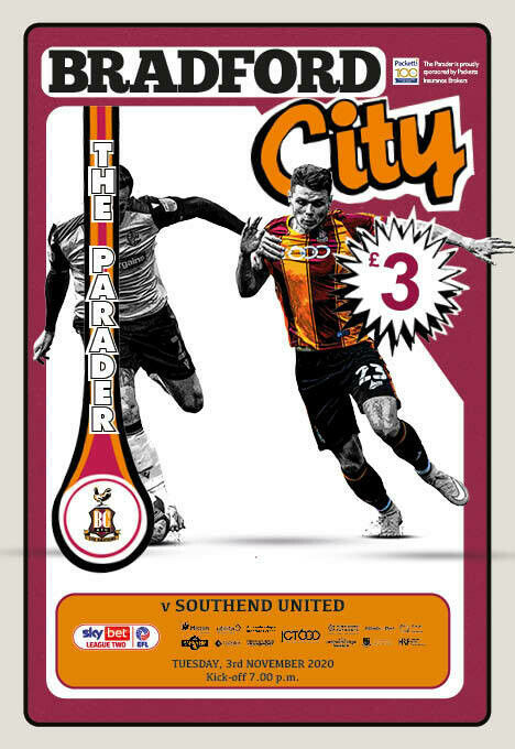 Bradford City v Southend United - 03/11/20