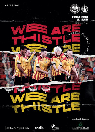 Partick Thistle v Falkirk - 07/11/20