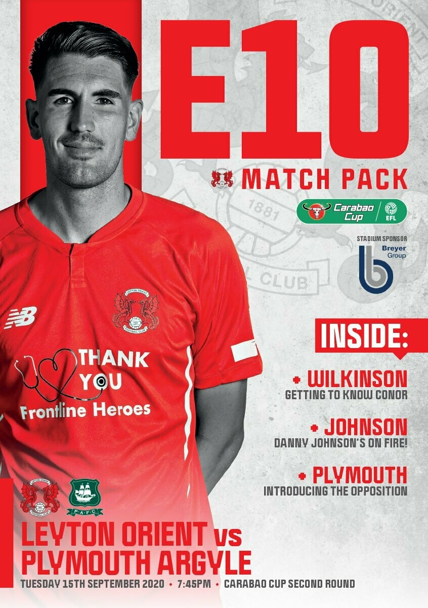 Leyton Orient v Plymouth Argyle - 15/09/20