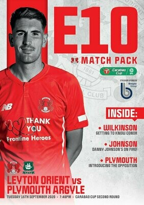 Leyton Orient v Plymouth Argyle - 15/09/20