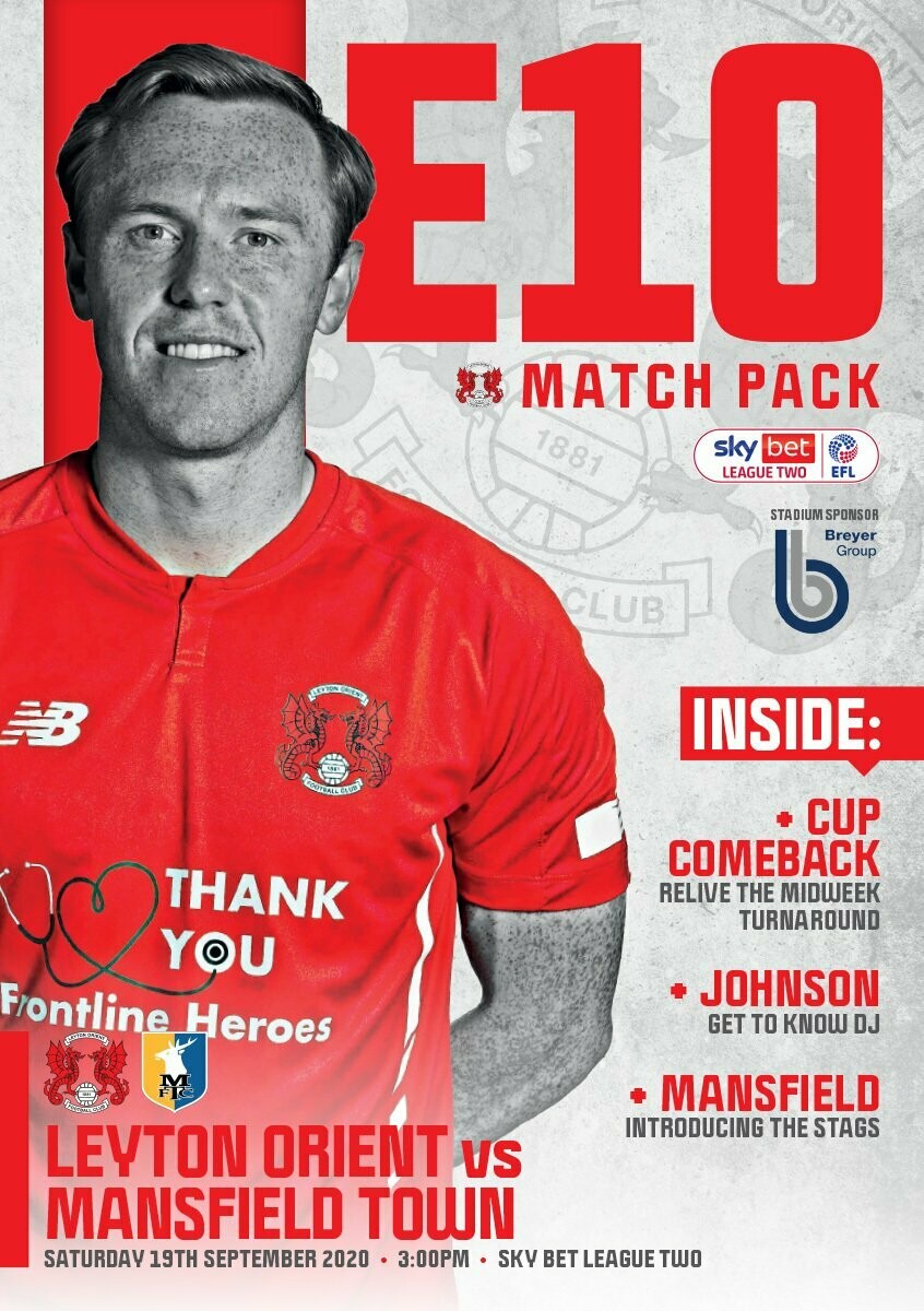 Leyton Orient v Mansfield Town - 19/09/20
