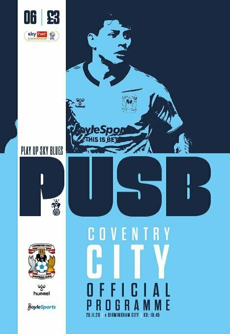 Coventry City v Birmingham City - 20/11/20