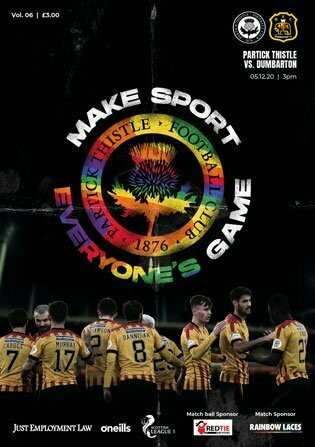 Partick Thistle v Dumbarton - 05/12/20