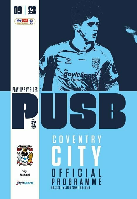 Coventry City v Luton Town - 08/12/20