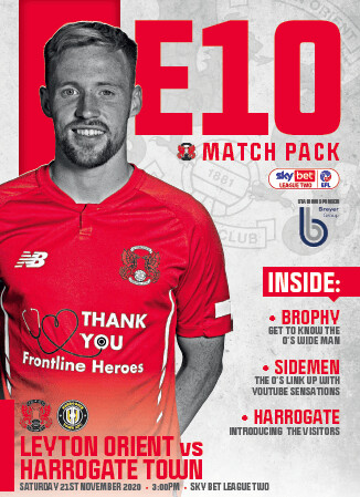 Leyton Orient v Harrogate Town - 21/11/20
